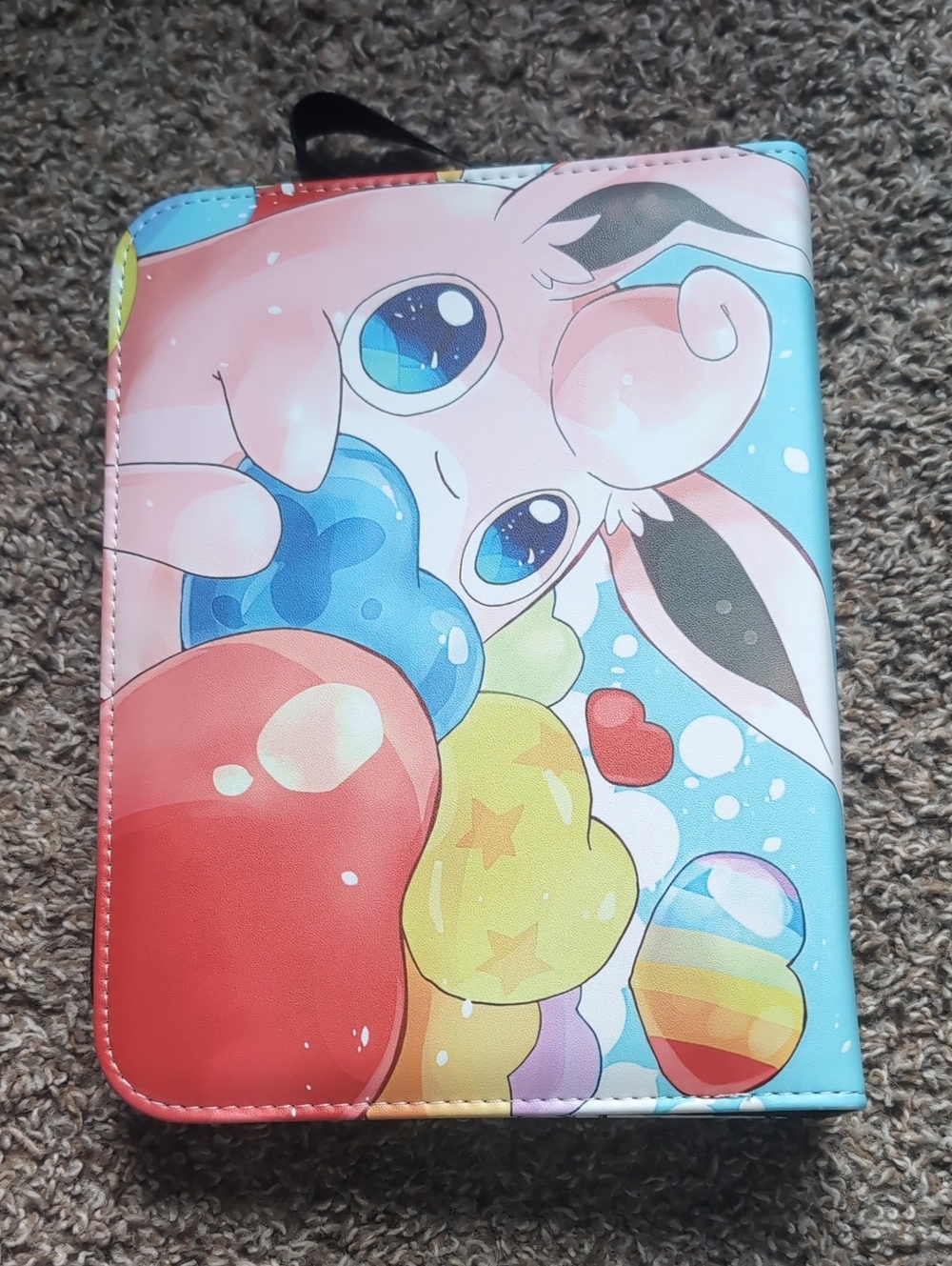 Adorable Wigglytuff Zippered Pokemon Cards Binder - Picture 2 of 5